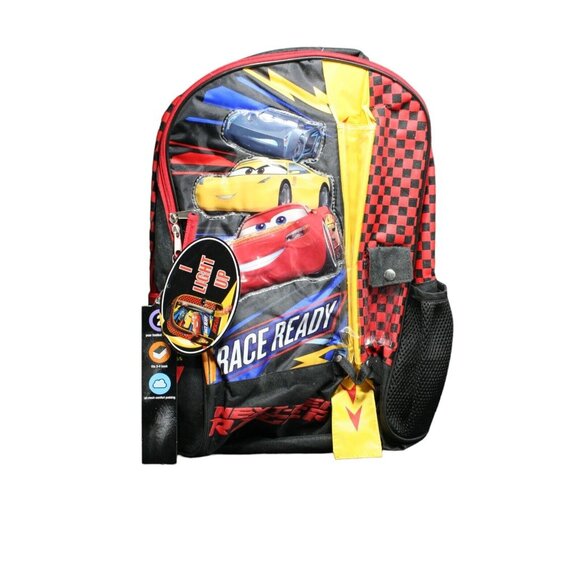 Disney | Accessories | Disney Pixar Cars School Backpack Race Ready ...